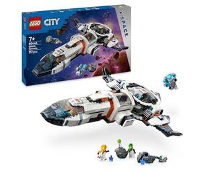 LEGO City Astronave Galattica Modulare con 4 Minifigure e Figura Aliena - Giocattoli Spaziali Costruibili, Giochi per Bambini e Bambine da 7 Anni in su, Idee Regalo di Compleanno e per le Feste 60446