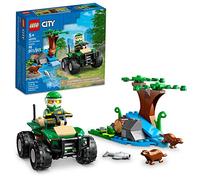 LEGO City ATV e Otter Habitat, 60394 fuoristrada Quad Bike giocattolo per bambini dai 5 anni in su, set da gioco con animali selvatici, set per imparare a costruire la natura