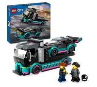LEGO City Auto da Corsa e Trasportatore, Macchina e Camion Giocattolo per Bambin