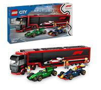 LEGO City Autotrasportatore F1 con Monoposto RB20 e AMR24 F1 - Camion Giocattolo