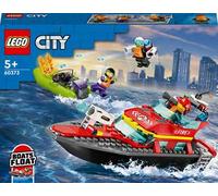 COSTRUZIONI LEGO 60373 CITY FI 60373 RE BARCA DI SOCCORSO ANT