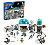 LEGO City Lunar Research Base - Giocattolo spaziale per bambini che amano lo spazio 60350, Lander lunare ispirato alla NASA, Rover e Moon Buggy con 6 minifigure astronaute, dai 7 anni in su