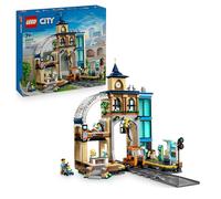 LEGO City Central Train Station Set - in Maintenance Vehicle Toy, Working Lift, 2 Platforms & a Track Piece, plus 6 Minifigures - Creative Gift for 7+ Year Old Boys & Girls - 60469