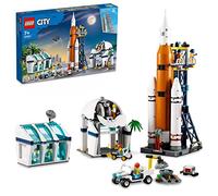 LEGO City Centro Spaziale, Giocattoli Creativi per Bambini dai 7 Anni in su, Base NASA, Razzo con 6 Minifigure di Astronauti e Veicolo Rover 60351