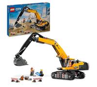 Lego City 60420 Escavatore Da Cantiere Giallo, Giochi Creativi Per Bambini 8+, Veicolo Giocattolo Da Cantiere E 3 Minifigure