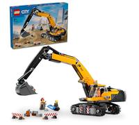 Lego City 60420 Escavatore Da Cantiere Giallo, Giochi Creativi Per Bambini 8+, Veicolo Giocattolo Da Cantiere E 3 Minifigure
