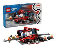 LEGO® City F1® Pit Stop e Pit Crew con Auto 60443 AVVERTENZA:①Questo prodotto deve essere utilizzato con la supervisione di un adulto②Contiene pezzi piccoli e non è adatto per i bambini sotto i 3 anni
