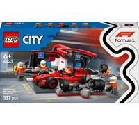 LEGO City Formula 1 Pitstop E Meccanici Con Monoposto Ferrari F1 60443 60443-Leg