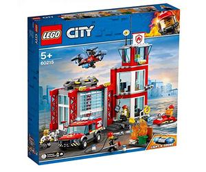Lego City Feuerwehrstation 60215 (509 Teile) mit Licht & Sound - 2019