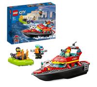 LEGO City Fire Barca di Soccorso Antincendio dei Vigili del Fuoco Nave