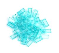 LEGO City - Fliesen 50 Stck 1x2 Noppen in Hellblau-Transparent -