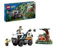 Lego City 60426 Fuoristrada Dell’Esploratore Della Giungla, Camion Giocattolo Con Minifigure E Tigre, Giochi Per Bambini 6+