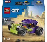 Lego city 60485 bolide, macchina giocattolo con minifigure