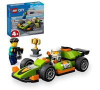 LEGO City Green Race Car Toy, veicolo da corsa in stile classico, piccolo giocattolo regalo per bambini, kit di costruzione per ragazzi e ragazze dai 4 anni in su, fotografo e autista, 60399