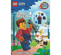 LEGO® City: Happy to Help! Activity Book (with Harl Hubbs minifigure)