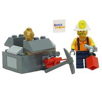 LEGO City: Miner Worker with Dynamite and Diamond Crystal