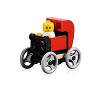 Lego City MiniFigure: carrozzina per bambini (in rosso carrozzina)