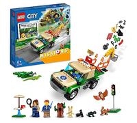 LEGO City Missioni di Salvataggio Animale, Giochi per Bambini e Bambine da 6 Anni in su, Set di Costruzioni con Avventura Digitale Interattiva, Camion Giocattolo con Animali e 3 Minifigure 60353