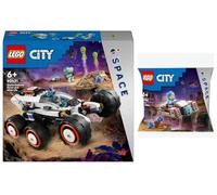 Lego City Set: 60431 - Rover spaziale con alieni e 30663 Hoverbike spaziale