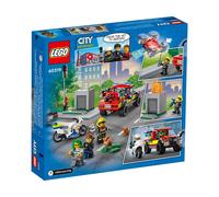 LEGO® City 60319 Soccorso antincendio e inseguimento della polizia