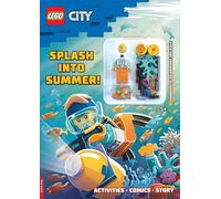 LEGO® City: Splash into Summer Activity Book (with diver LEGO minifigure and underwater accessories)