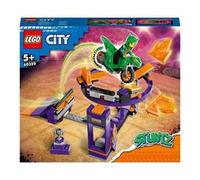 LEGO City Stuntz 60359 Sfida Acrobatica: Schiacciata sulla Rampa, Set 2 in 1 con Moto. Confezione difettosa