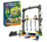 LEGO City Stuntz Sfida Acrobatica KO, Moto Giocattolo Carica e Vai con Minifigure, Giochi per Bambini e Bambine dai 5 Anni in su, Idea Regalo 60341