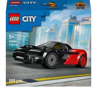 LEGO City Supercar EV - Modello di Auto da Corsa Giocattolo - Macchina con Minifigure Pilota - Set per lo Sviluppo della Motricità Fine - Idea Regalo di Compleanno per Bambini da 5 Anni in su - 60486