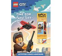LEGO® City: Time for Take-Off! Activity Book (with Freddie Flyer minifigure and toy plane mini-build)