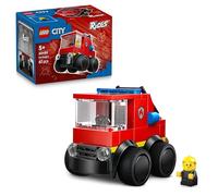 LEGO City Veicoli - Autopompa - Mini Camion Giocattolo di Emergenza con Minifigure Junior di un Pompiere - Regalini Fine Festa di Compleanno - Idea Regalo da Collezione per Bambini da 5 Anni - 60482