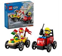 Lego - City Veicoli Da Corsa: Pizzaiolo Vs Pompiere 60458, Multicolore Lego