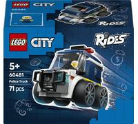 LEGO City - SUV della Polizia Giocattolo - Mini Veicolo di Emergenza con Minifigure Junior di Poliziotto - Regalini Fine Festa di Compleanno - Regalo da Collezione per Bambini da 5 Anni in su - 60481
