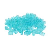 Lego® Classic 1x2 pietre trasparenti blu chiaro - 100 pezzi - perfetto per idee di costruzione creative!