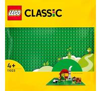 LEGO Classic Base Verde, Tavola per Costruzioni Quadrata con 32x32 Bottoncini, Piattaforma Classica per Mattoncini per Costruire ed Esporre, Set di Giochi per Bambini e Bambine da 4 Anni in su 11023