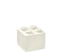 Lego- Classic Mini Lunch Box Bianco, Colore, 4 Bottoncini, 40111735