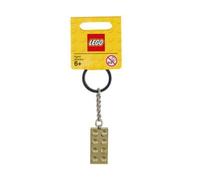 LEGO Classic 850808 - Portachiavi a forma di mattone, colore: Oro metallizzato