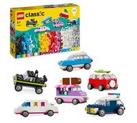 LEGO Classic Veicoli Creativi, Modellini di Auto Colorate da Costruire in Mattoncini, Set con Macchine Giocattolo per Bambini e Bambine, Ragazzi e Ragazze da 5 Anni in su 11036