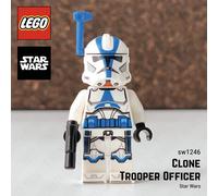 LEGO Clone Trooper Officer sw1246 Minifigure Star Wars The Clone Wars 75345