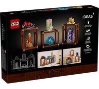 LEGO Ideas Collezione di Minerali - Costruzioni per Adulti - Modellino da Esposizione con Elementi di Cristallo tra cui Ametista, Fluorite e Quarzo, 3 Supporti - Regalo Fai Da Te - Arredo Casa 21362