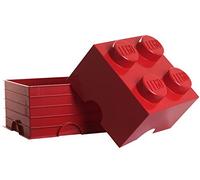 LEGO Copenaghen, Mattoncino porta LEGO, 4 bottoncini, Rosso (Rot)