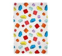 LEGO® Coperta in Pile Ufficiale | Pile ultra morbido e caldo | Design Colourblock | Perfetto per casa, camera, serate pigiama e campeggio | 100 x 150 cm | Multicolore