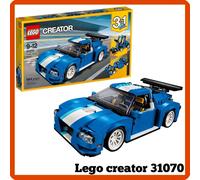 Lego Creator 3 in 1 fuori produzione catalogo e box vintage Auto da corsa 31070