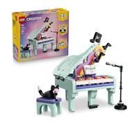 Pianoforte decorativo con gatto
