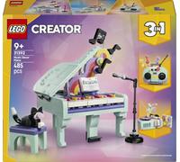 Pianoforte decorativo con gatto