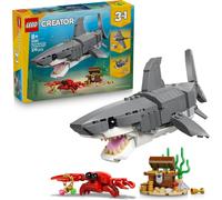 LEGO Creator 3 in 1 Squalo con Scrigno del Tesoro Giocattolo - Animale Marino...