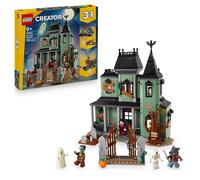 LEGO Creator 3 in 1 Villa Spettrale - Casa Giocattolo Interattiva che si Trasforma in Nave Fantasma o in Treno - Include 5 Minifigure - Regalo Creativo per Bambini e Bambine da 9 Anni in su - 31167