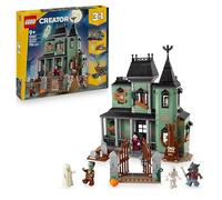LEGO Creator 3 in 1 Villa Spettrale - Casa Giocattolo Interattiva che si Trasforma in Nave Fantasma o in Treno - Include 5 Minifigure - Regalo Creativo per Bambini e Bambine da 9 Anni in su - 31167