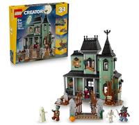 LEGO Creator 3 in 1 Villa Spettrale - Casa Giocattolo Interattiva che si Trasforma in Nave Fantasma o in Treno - Include 5 Minifigure - Regalo Creativo per Bambini e Bambine da 9 Anni in su - 31167