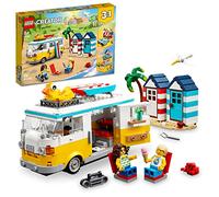 LEGO Creator 31138 - Kit 3 in 1, ideale come regalo per surfisti, ragazzi e ragazze, gioco di simulazione in spiaggia