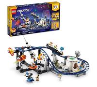 LEGO Creator 31142 - Set di montagne russe 3 in 1, con montagne russe, torre libera, giostra e 5 minifigure, parco divertimenti ricostruibile per bambini dai 9 anni in su